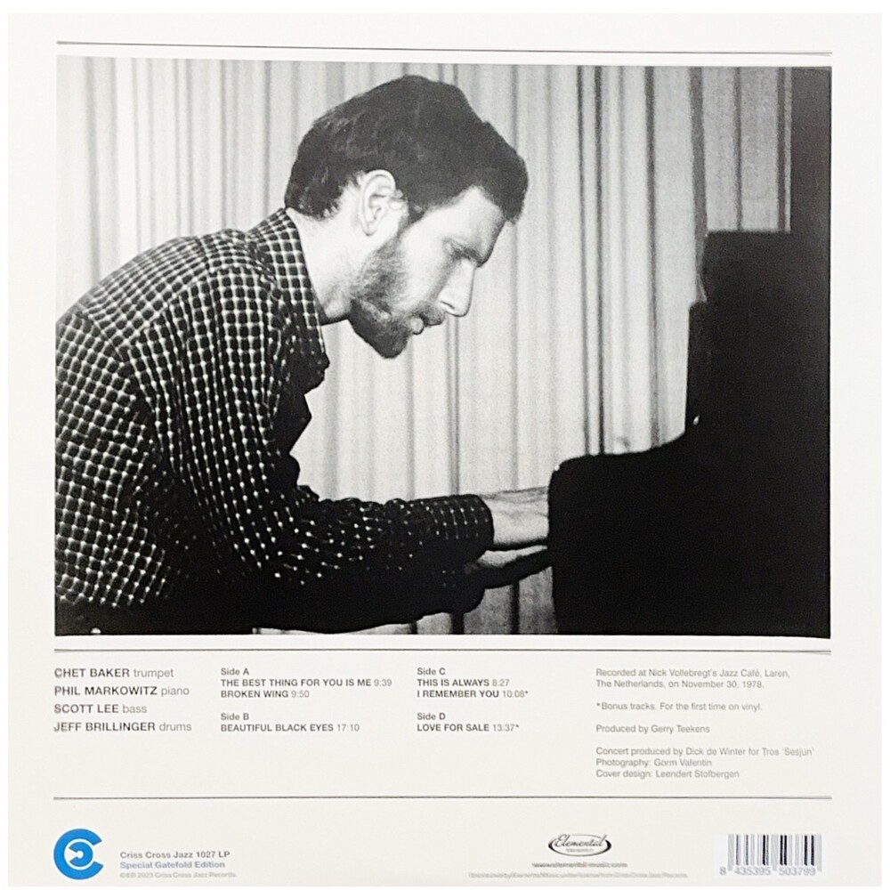 Live At Nick's LP back cover